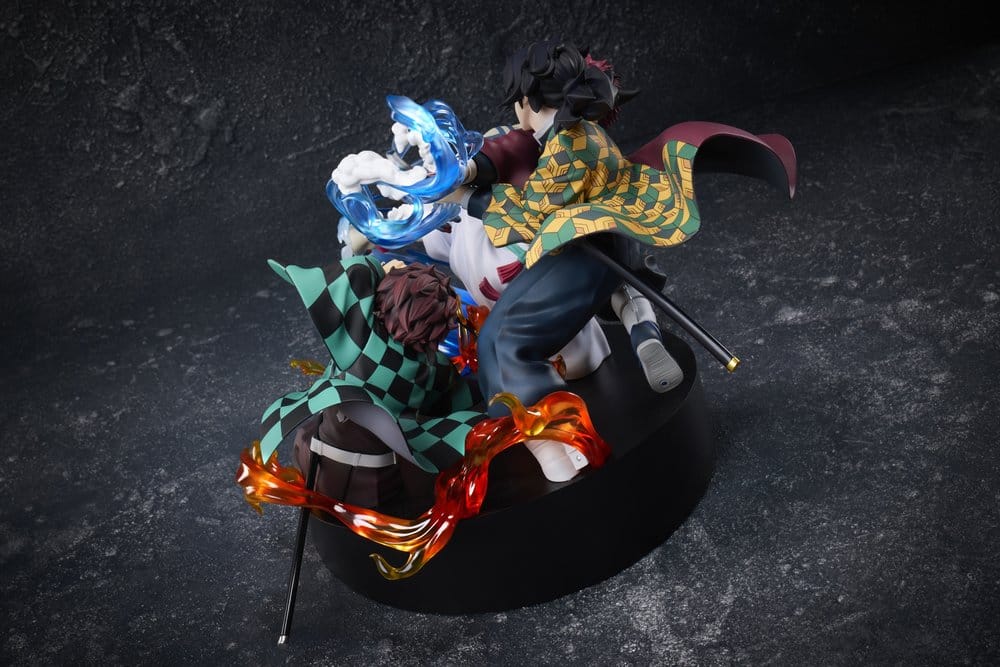 Demon Slayer: Kimetsu no Yaiba Figura PVC Tanjiro Kamado & Giyu Tomioka & Akaza 13 cm