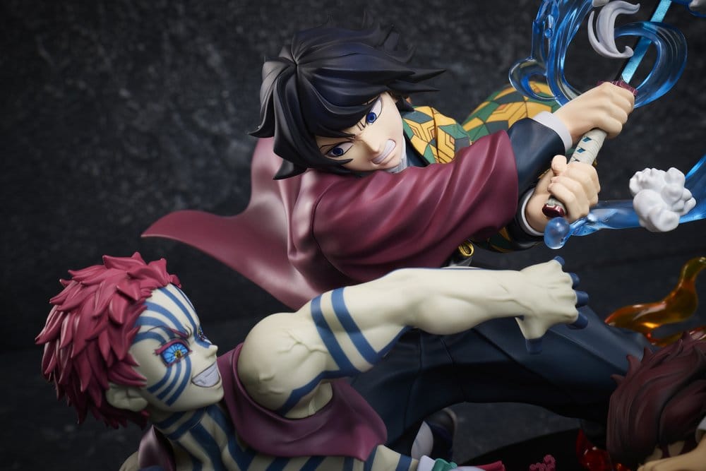Demon Slayer: Kimetsu no Yaiba Figura PVC Tanjiro Kamado & Giyu Tomioka & Akaza 13 cm