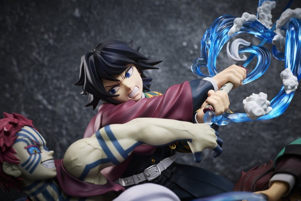 Demon Slayer: Kimetsu no Yaiba Figura PVC Tanjiro Kamado & Giyu Tomioka & Akaza 13 cm