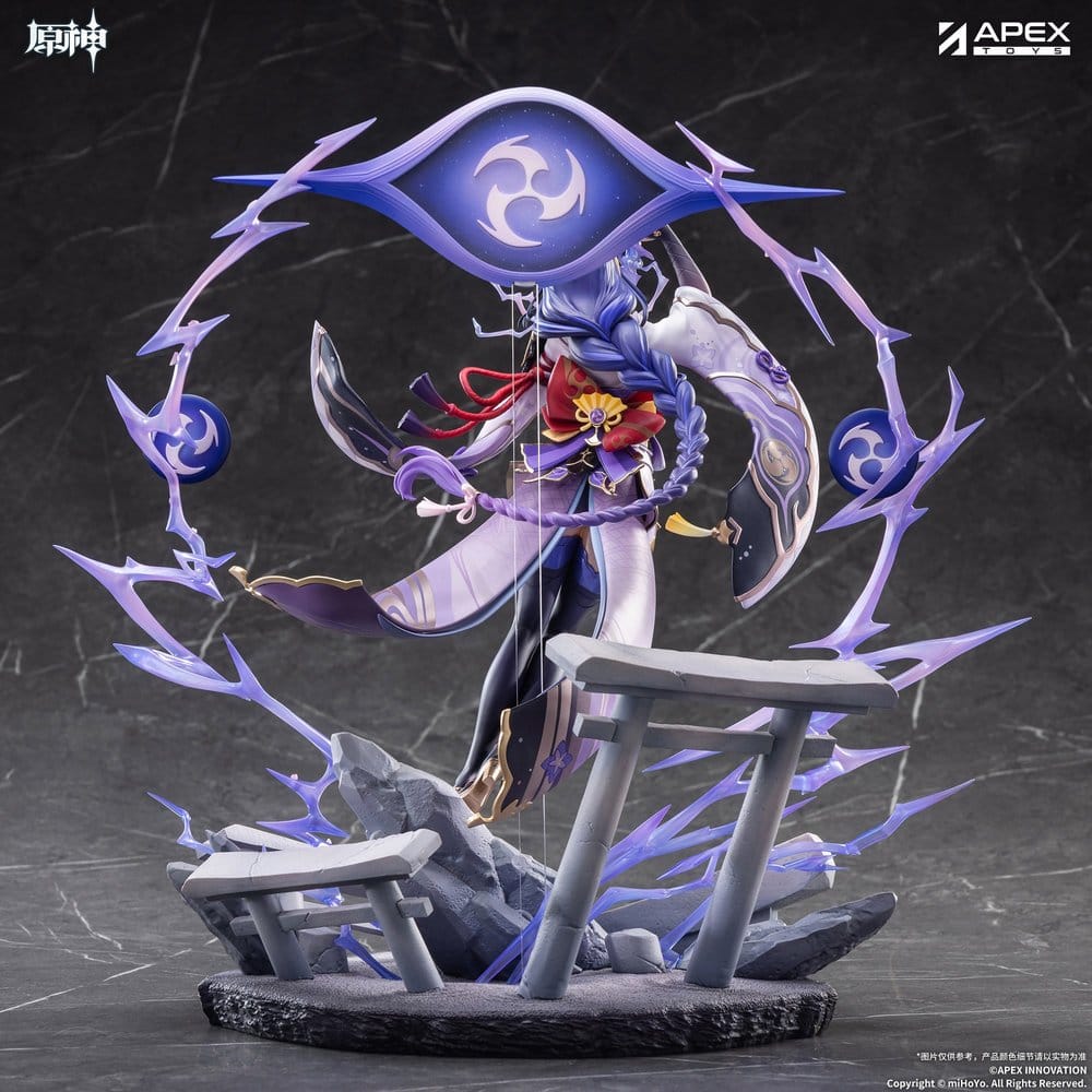 Genshin Impact Figura PVC 1/7 Raiden Shogun Plane of Euthymia Ver. 36 cm