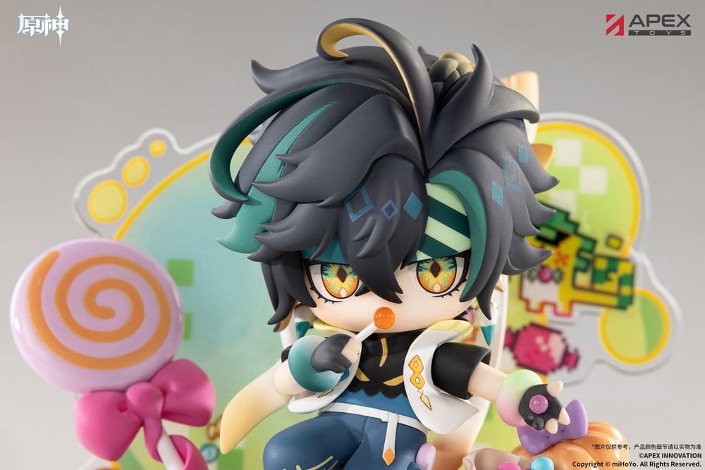 Genshin Impact Chibi Chara Figura PVC You Ye Qi Xiang Series Kinich 11 cm
