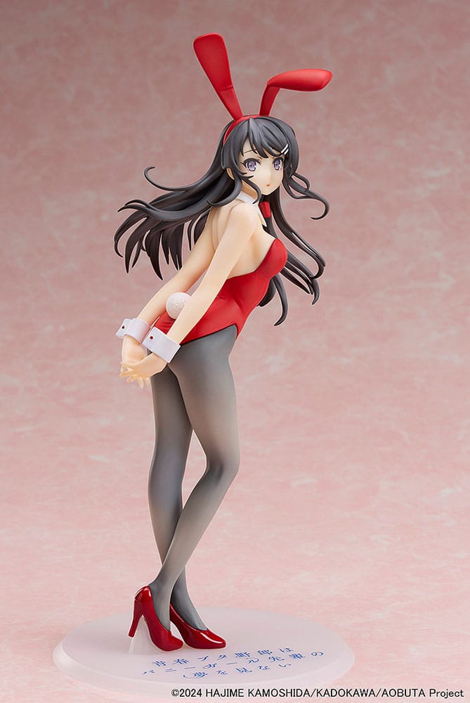 Rascal Does Not Dream of Bunny Girl Senpai Estatua 1/7 Mai Sakurajima Red Bunny Girl Ver. 27 cm