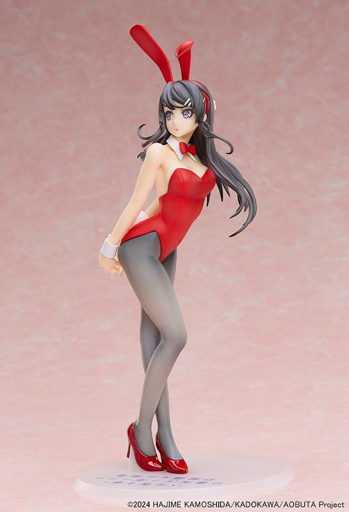 Rascal Does Not Dream of Bunny Girl Senpai Estatua 1/7 Mai Sakurajima Red Bunny Girl Ver. 27 cm