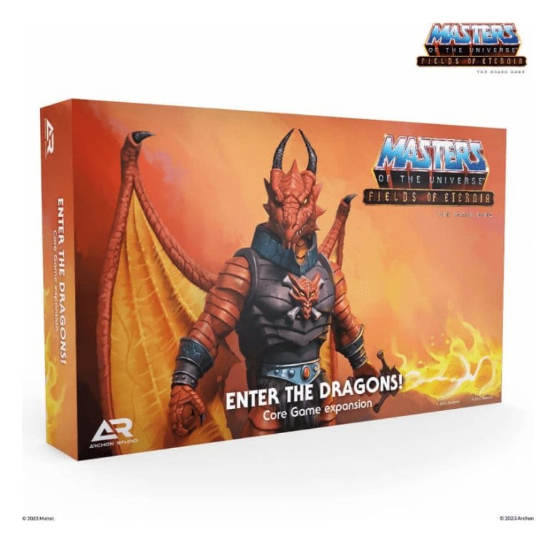 Masters of the Universe Expansión del Juego de Mesa Fields of Eternia - Enter the Dragons! *Edición Alemana*