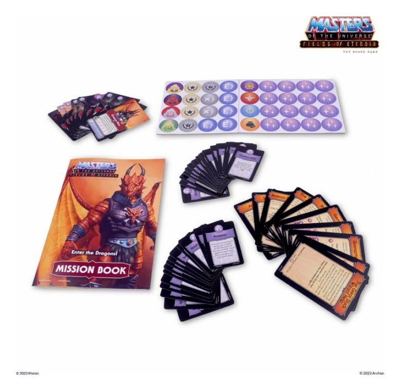 Masters of the Universe Expansión del Juego de Mesa Fields of Eternia - Enter the Dragons! *Edición Española*
