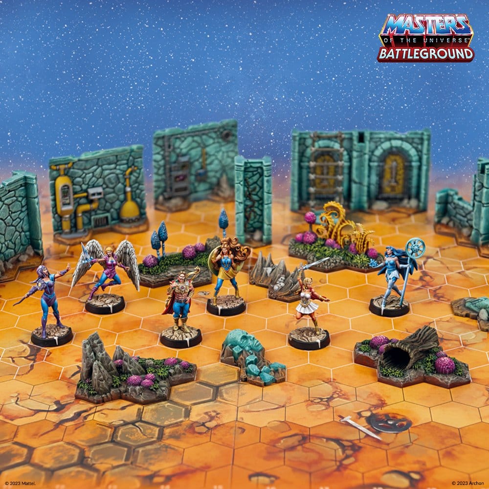 Masters of the Universe: Battleground Juego de Miniaturas Wave 7: The Great Rebellion *Edición Alemán*