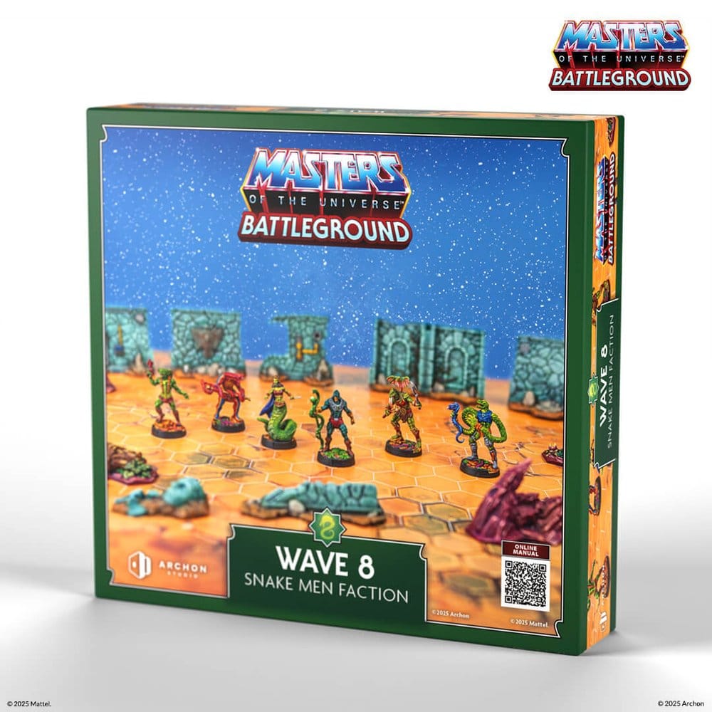 Masters of the Universe: Battleground Juego de Miniaturas Wave 8: Snake Men Faction *Edición Inglés*