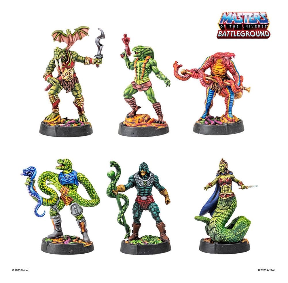 Masters of the Universe: Battleground Juego de Miniaturas Wave 8: Snake Men Faction *Edición Italiano*