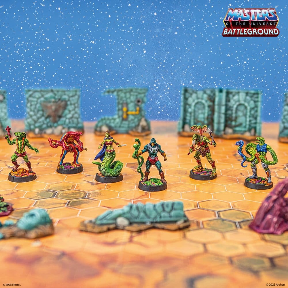 Masters of the Universe: Battleground Juego de Miniaturas Wave 8: Snake Men Faction *Edición Italiano*