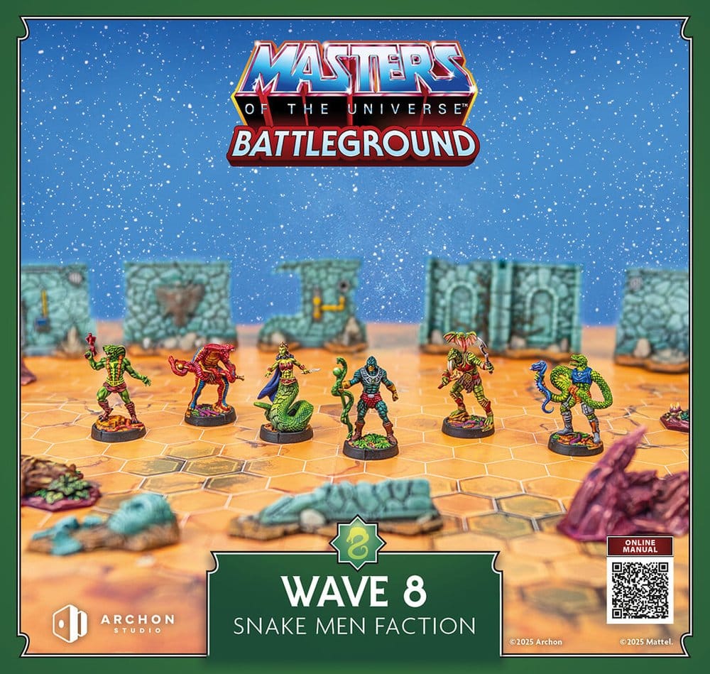 Masters of the Universe: Battleground Juego de Miniaturas Wave 8: Snake Men Faction *Edición Italiano*