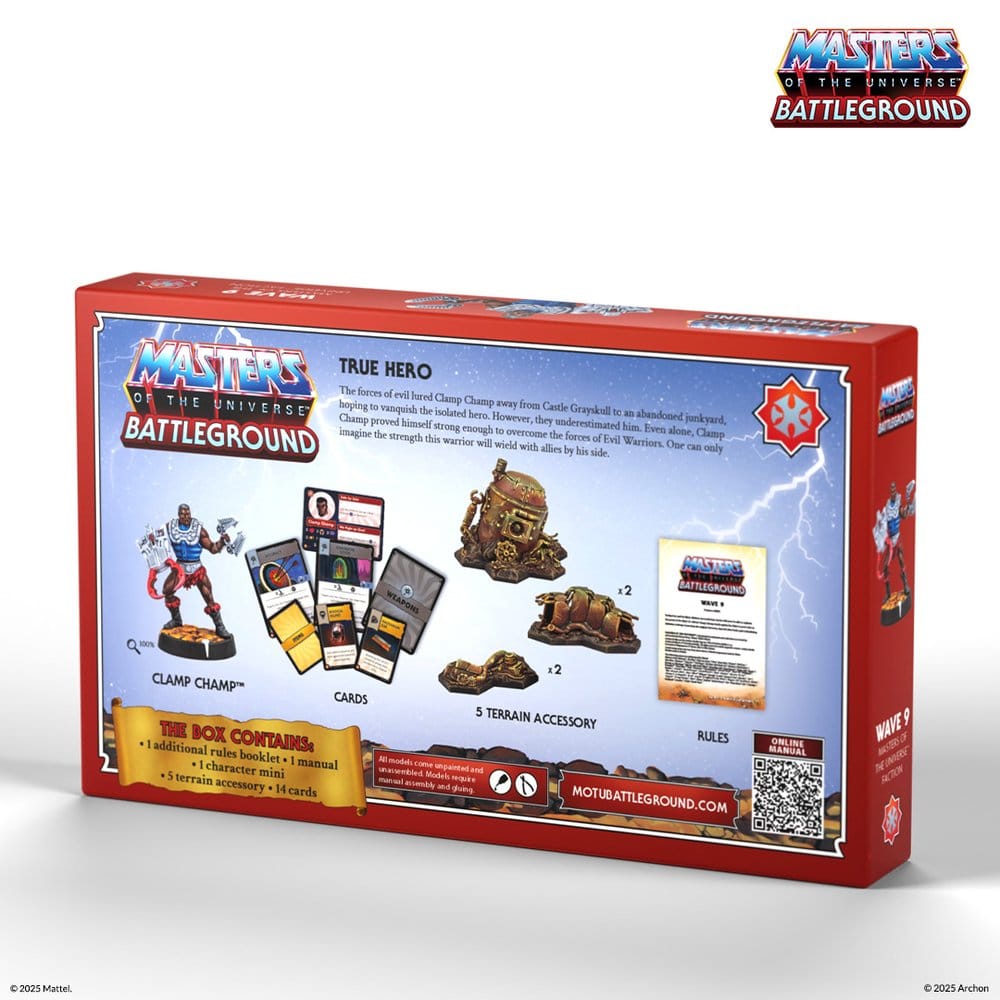 Masters of the Universe: Battleground Juego de Miniaturas Wave 9: Masters of the Universe Faction *Edición Francés*