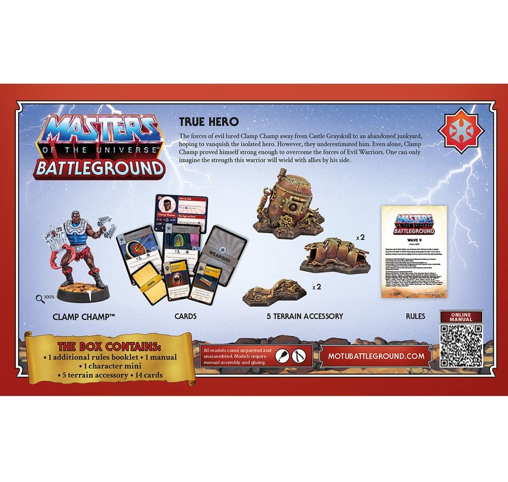 Masters of the Universe: Battleground Juego de Miniaturas Wave 9: Masters of the Universe Faction *Edición Italiano*