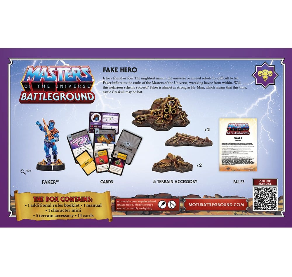 MOTU WAVE 9 EVIL WARRIORS FACTION ENGLISH