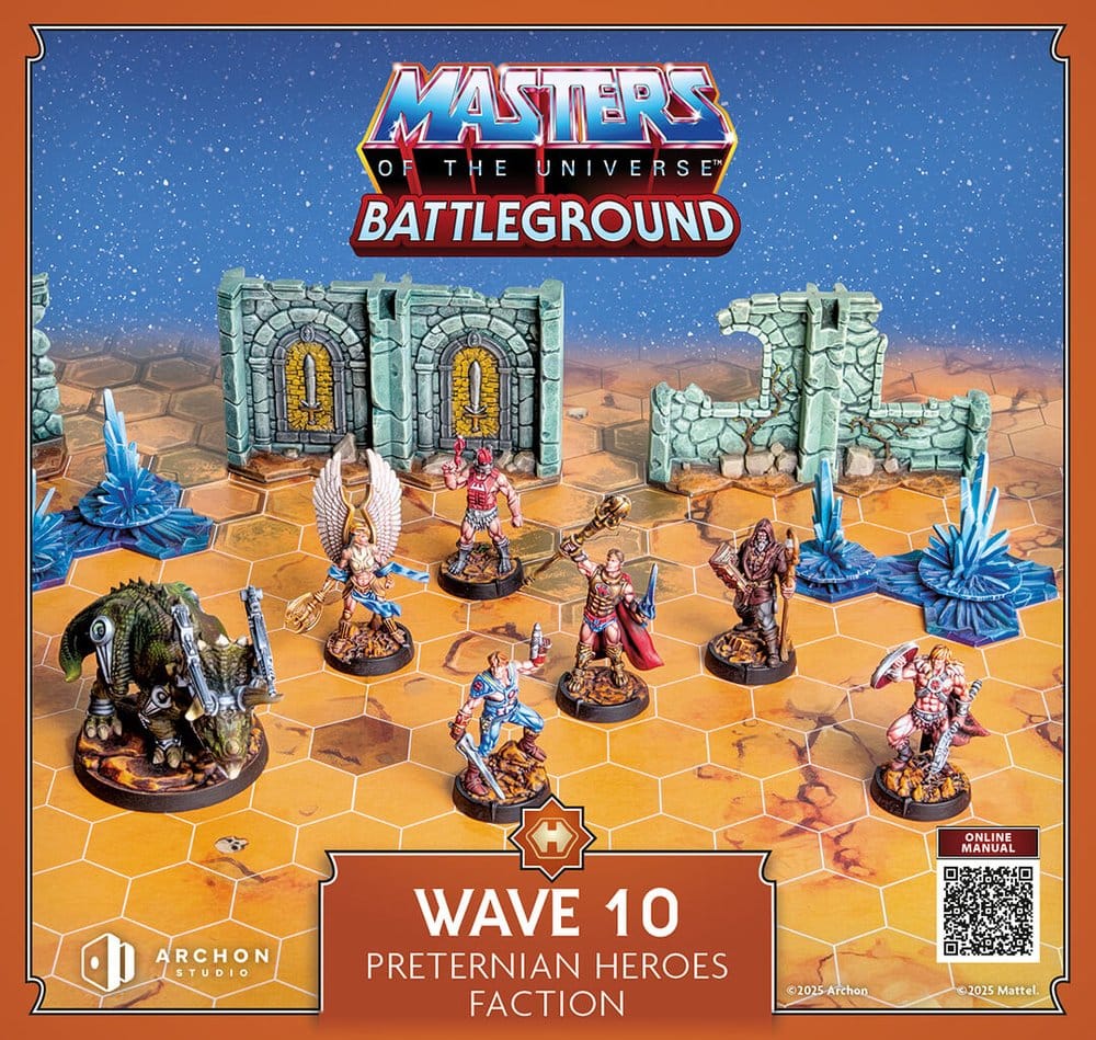 Masters of the Universe: Battleground Juego de Miniaturas Wave 10: Preternian Heroes Faction *Edición Español*