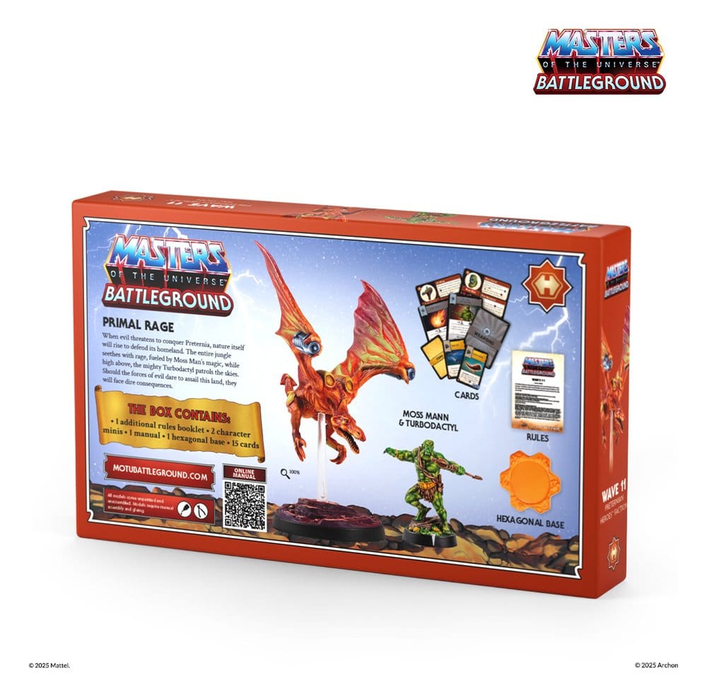 Masters of the Universe: Battleground Juego de Miniaturas Wave 11: Preternian Heroes (Moss Man / Turbodactyl) *Edición Español*