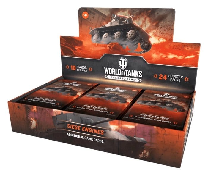 World of Tanks TCG Siege Engines Caja de Sobres (24) *Edición Inglés*