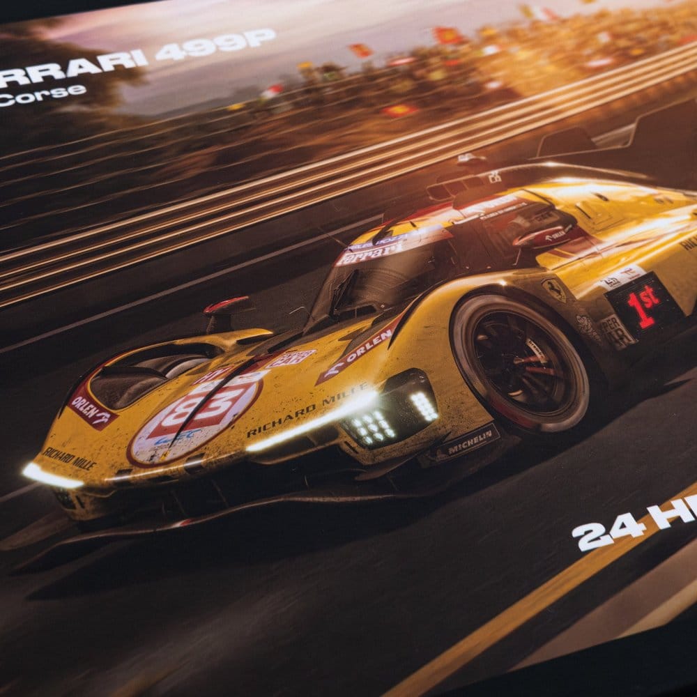 Ferrari AF Corse Puzzle 499P 24 Heures du Mans 2025 Winner (1000 Piezas) 48 x 68 cm