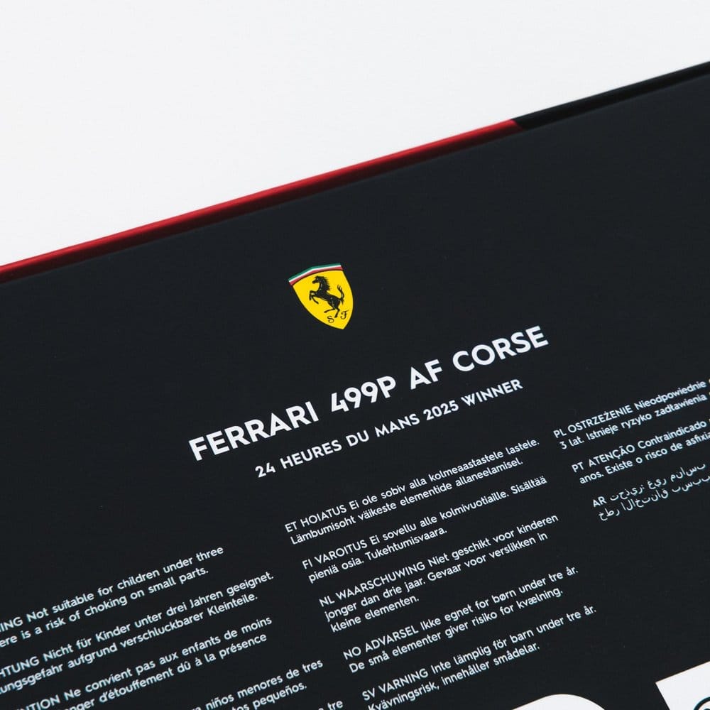 Ferrari AF Corse Puzzle 499P 24 Heures du Mans 2025 Winner (1000 Piezas) 48 x 68 cm