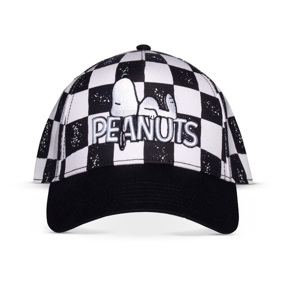 Peanuts Gorra Béisbol Checkerboard Logo Frikytopia