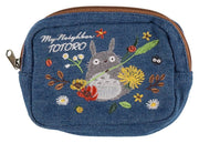 Mi vecino Totoro Denim Bolsa Totoro & flower wreath
