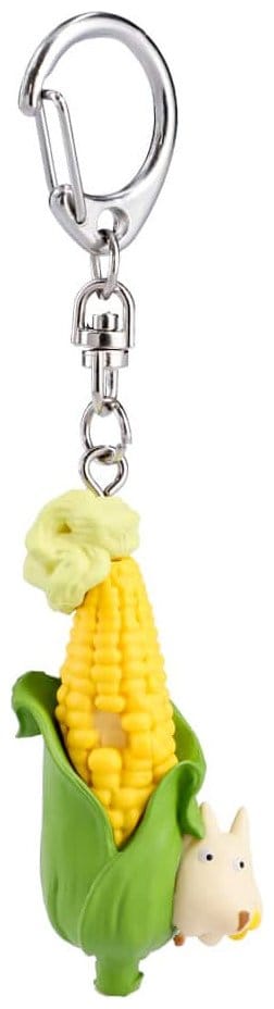 Mi vecino Totoro Llavero 3D Soot Sprite in corn with Totoro Frikytopia
