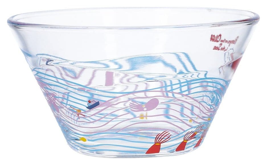 Gake no ue no Ponyo Cuenco de Vidrio Small Under the Sea