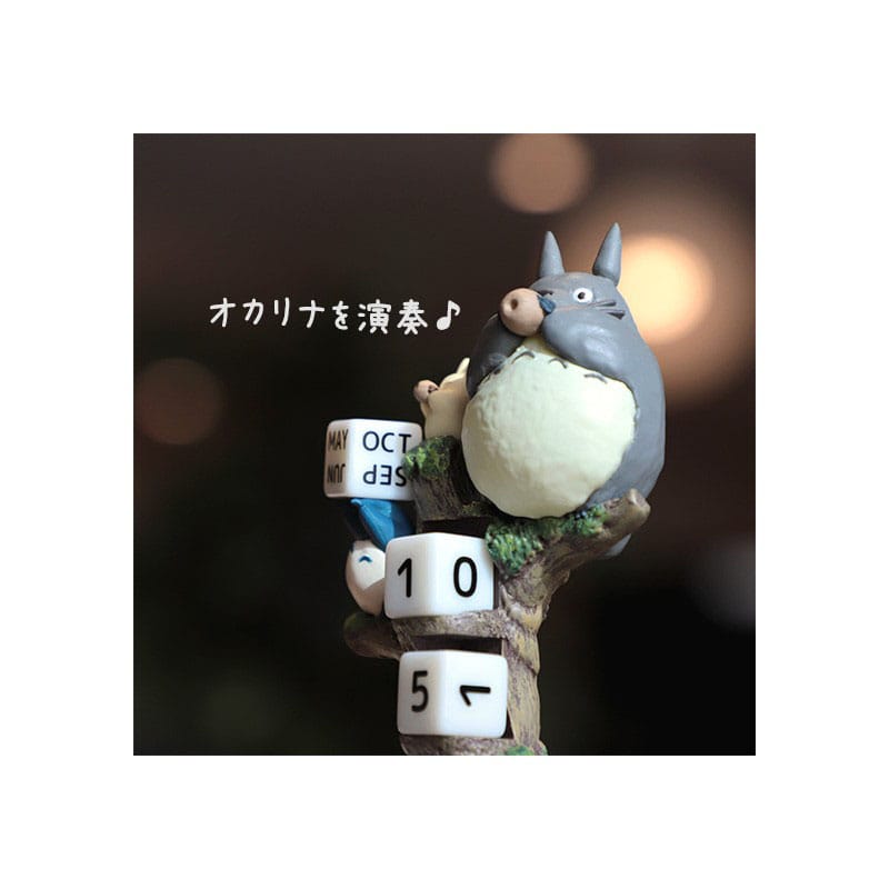 Mi vecino Totoro Estatua Three-wheeler Diorama / Calendar 11 cm *Edición inglés*
