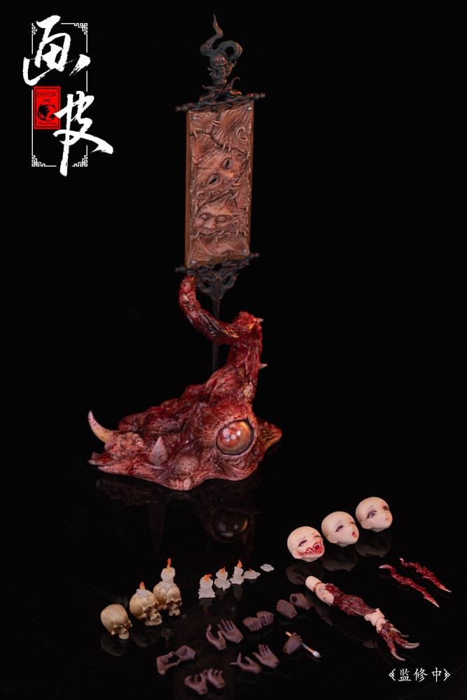 Original Character Figura 1/12 Hua Xia Shen Gui Hua Pi 16 cm