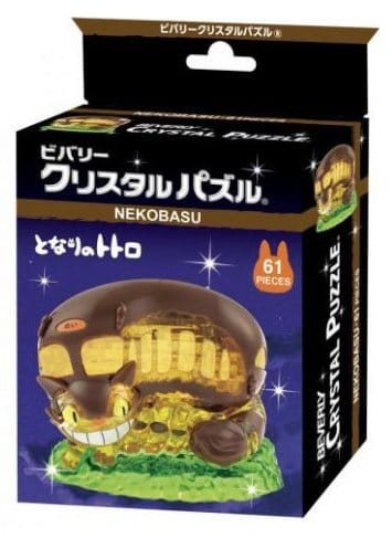 Mi vecino Totoro Kumukumu Figura de Cristal Catbus Frikytopia