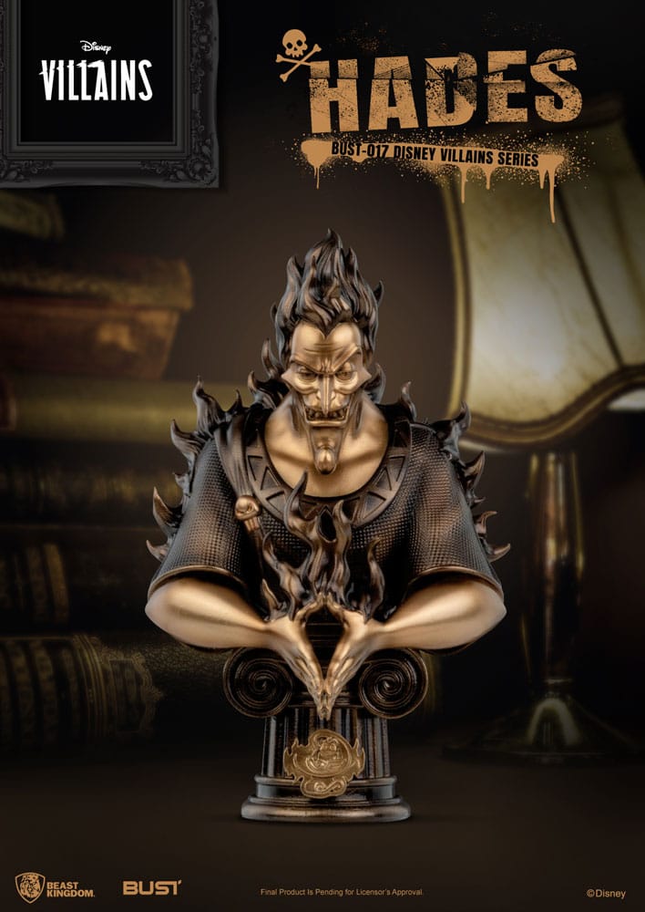 Disney Villains Series Busto PVC Hades 16 cm Frikytopia