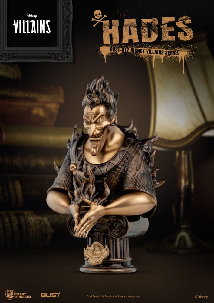 Disney Villains Series Busto PVC Hades 16 cm