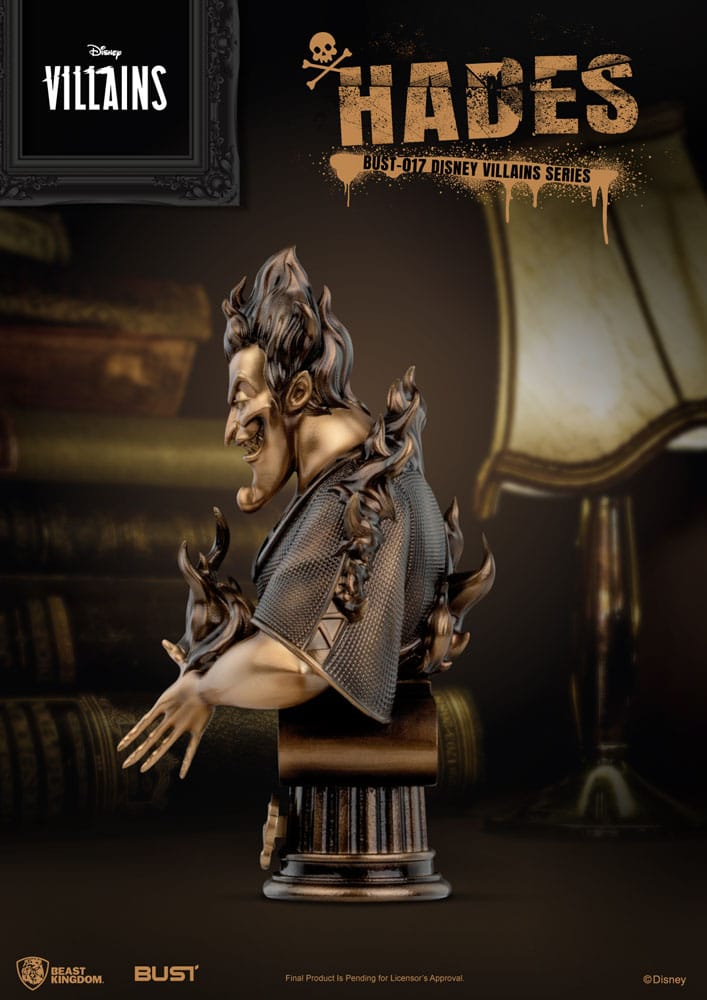 Disney Villains Series Busto PVC Hades 16 cm