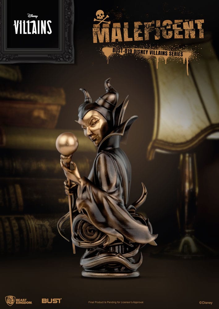 Disney Villains Series Busto PVC Maleficent 16 cm Frikytopia