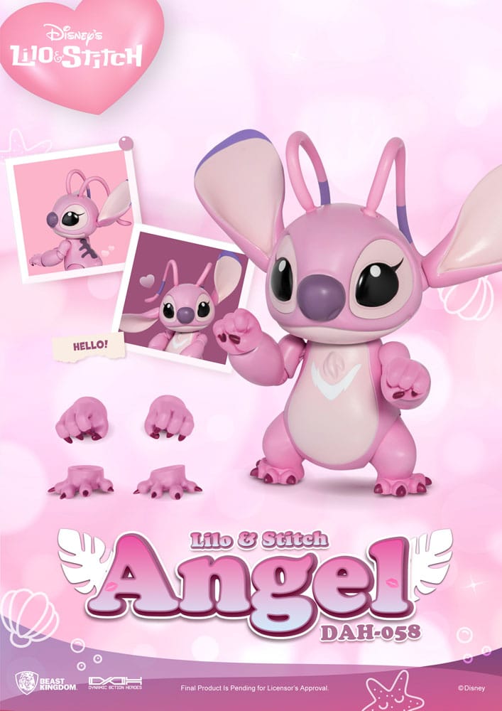 Disney Figura Dynamic 8ction Heroes 1/9 Angel (Lilo & Stitch) 16 cm