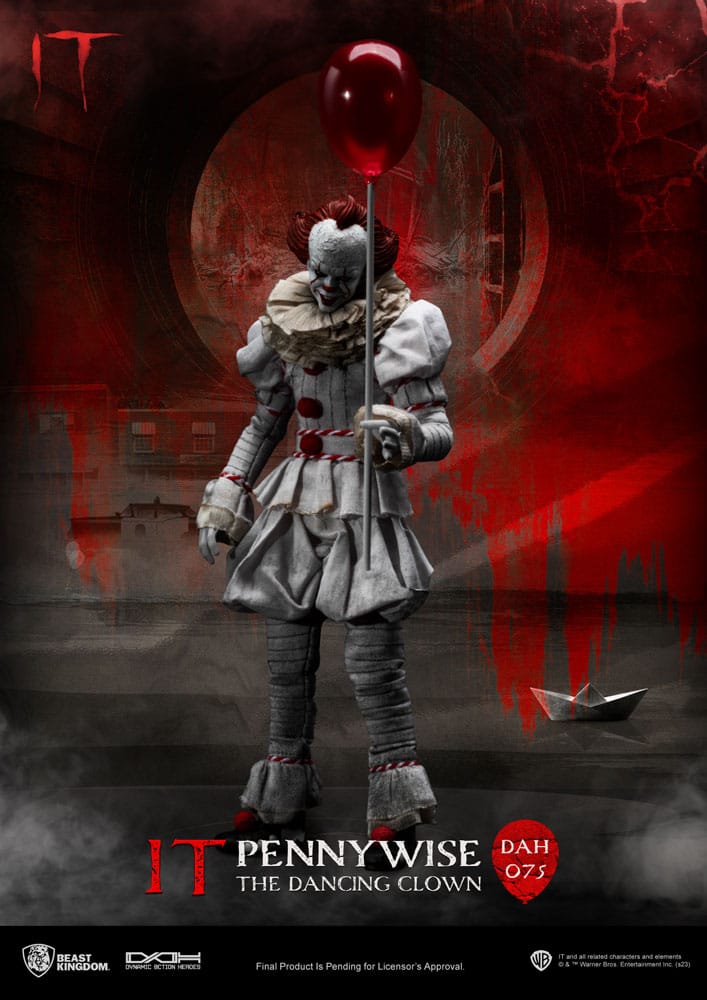 Stephen King's It Figura Dynamic 8ction Heroes 1/9 Pennywise 21 cm Frikytopia
