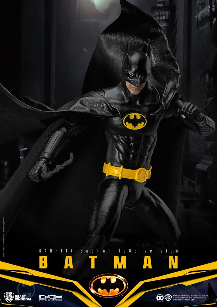 DC Comics Dynamic 8ction Heroes Figura Batman 1989 Versión Estándar 21 cm