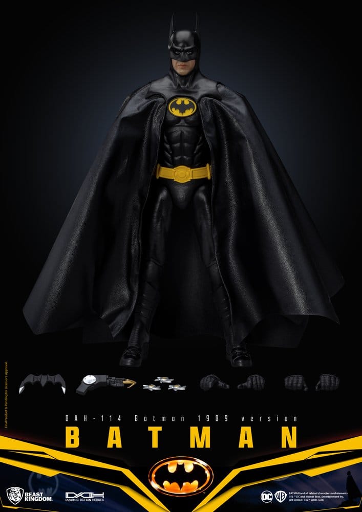 DC Comics Dynamic 8ction Heroes Figura Batman 1989 Versión Estándar 21 cm