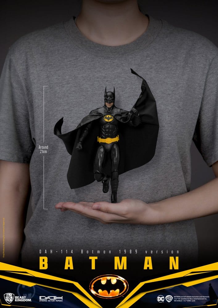 DC Comics Dynamic 8ction Heroes Figura Batman 1989 Versión Estándar 21 cm