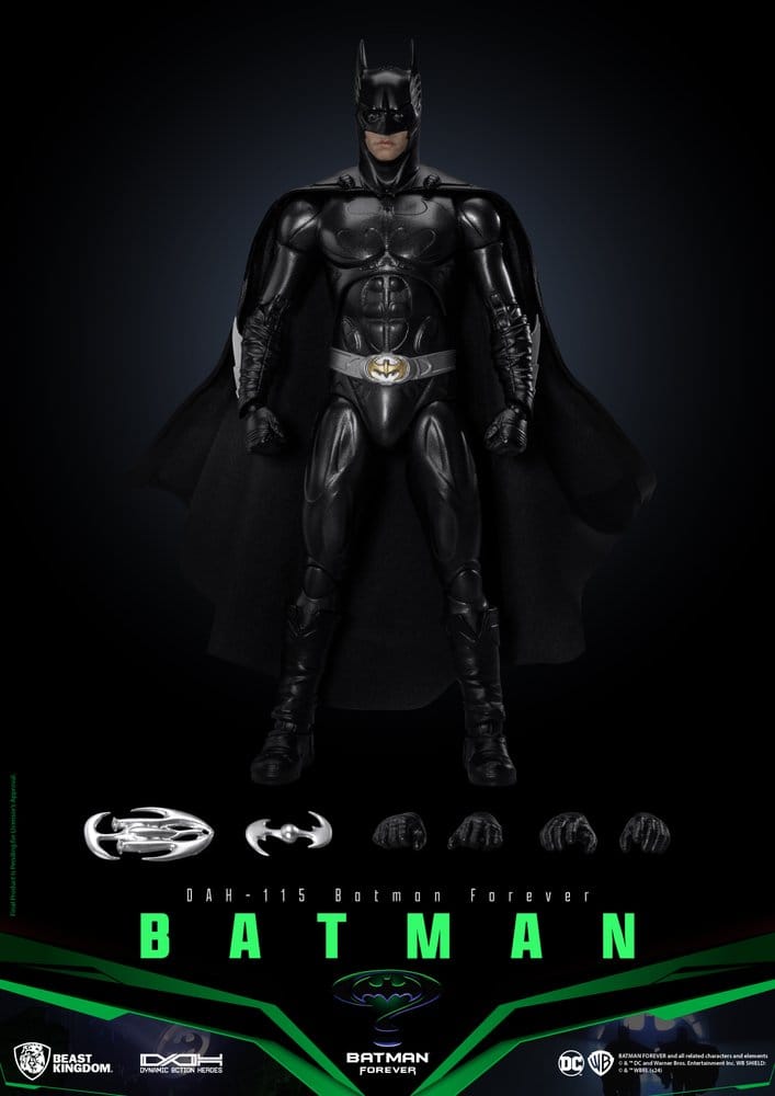DC Comics Dynamic 8ction Heroes Figura Batman (Batman Forever) 21 cm