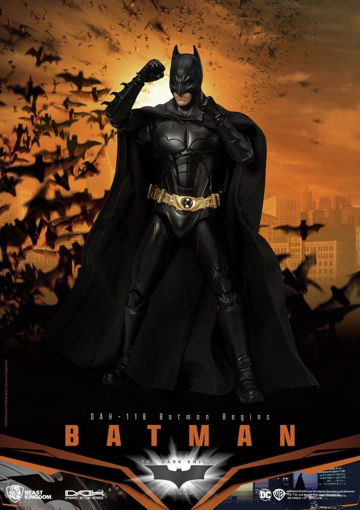 DC Comics Dynamic 8ction Heroes Figura Batman (Batman Begins) 21 cm