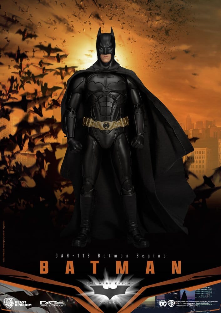 DC Comics Dynamic 8ction Heroes Figura Batman (Batman Begins) 21 cm