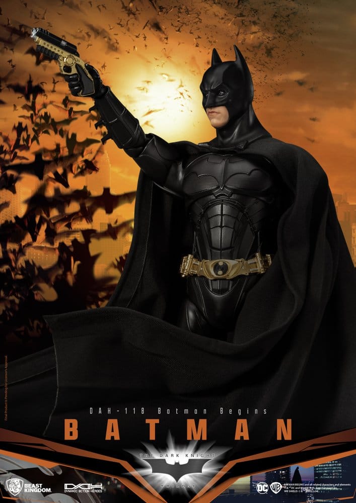 DC Comics Dynamic 8ction Heroes Figura Batman (Batman Begins) 21 cm