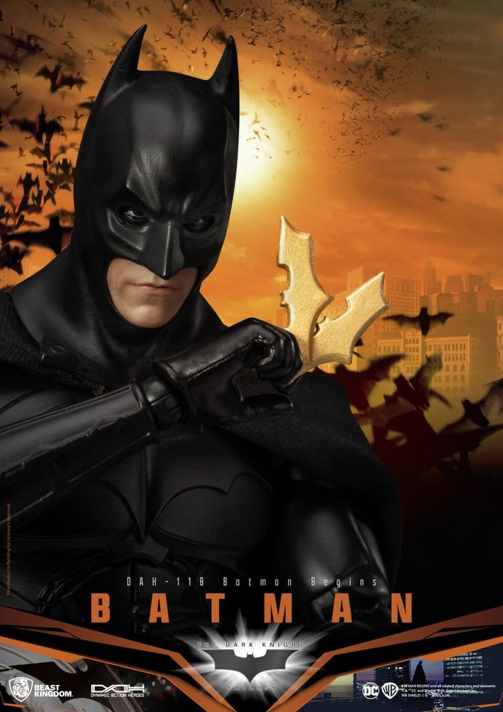 DC Comics Dynamic 8ction Heroes Figura Batman (Batman Begins) 21 cm