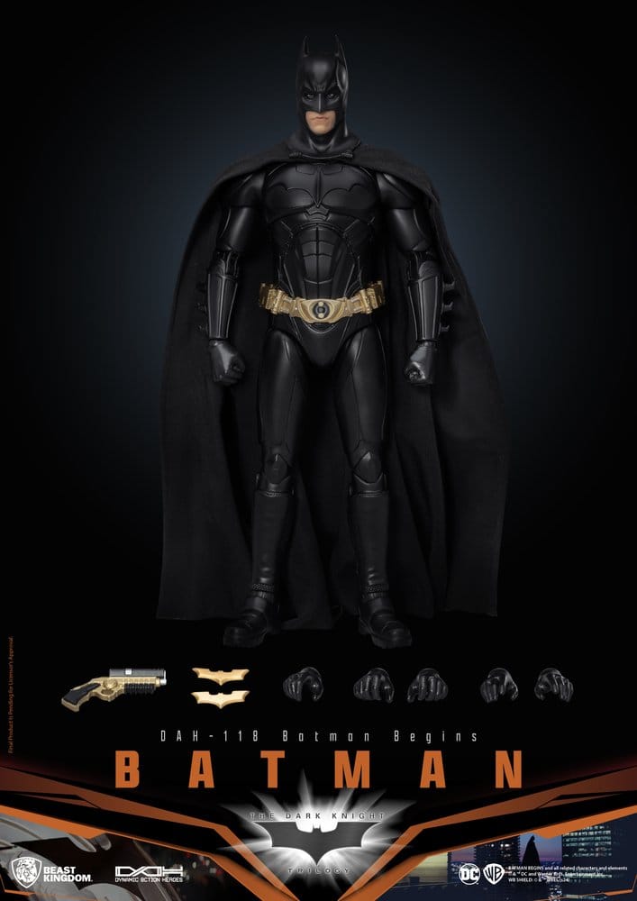 DC Comics Dynamic 8ction Heroes Figura Batman (Batman Begins) 21 cm