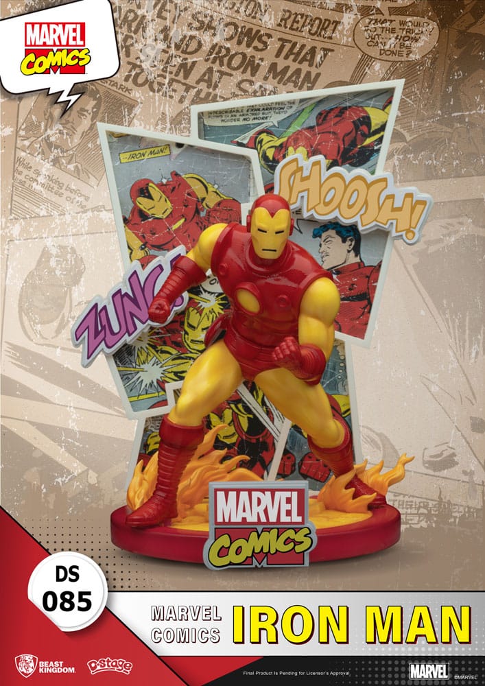 Marvel Comics Diorama PVC D-Stage Iron Man 16 cm Frikytopia