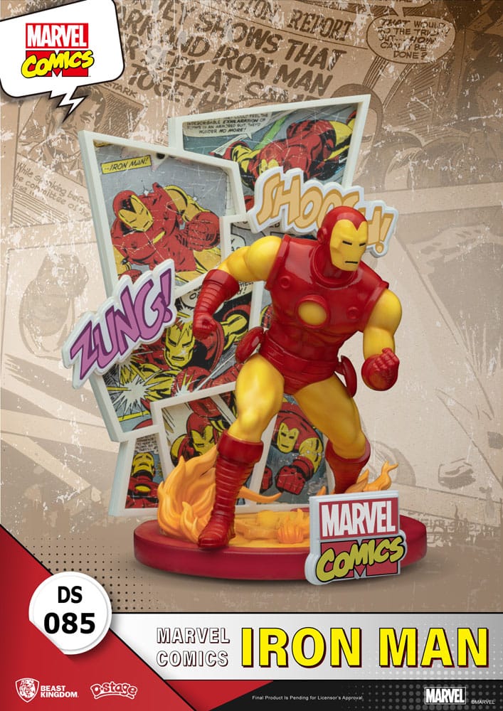 Marvel Comics Diorama PVC D-Stage Iron Man 16 cm