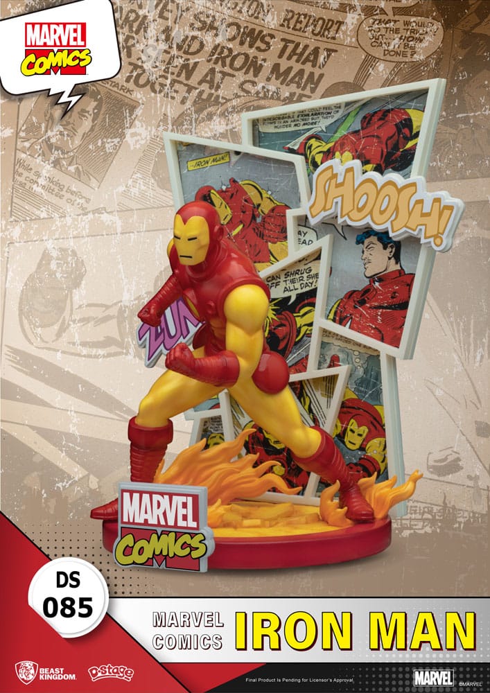 Marvel Comics Diorama PVC D-Stage Iron Man 16 cm