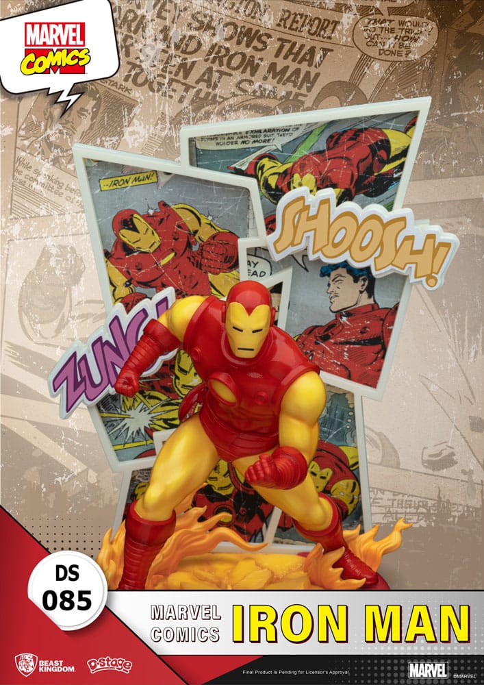 Marvel Comics Diorama PVC D-Stage Iron Man 16 cm