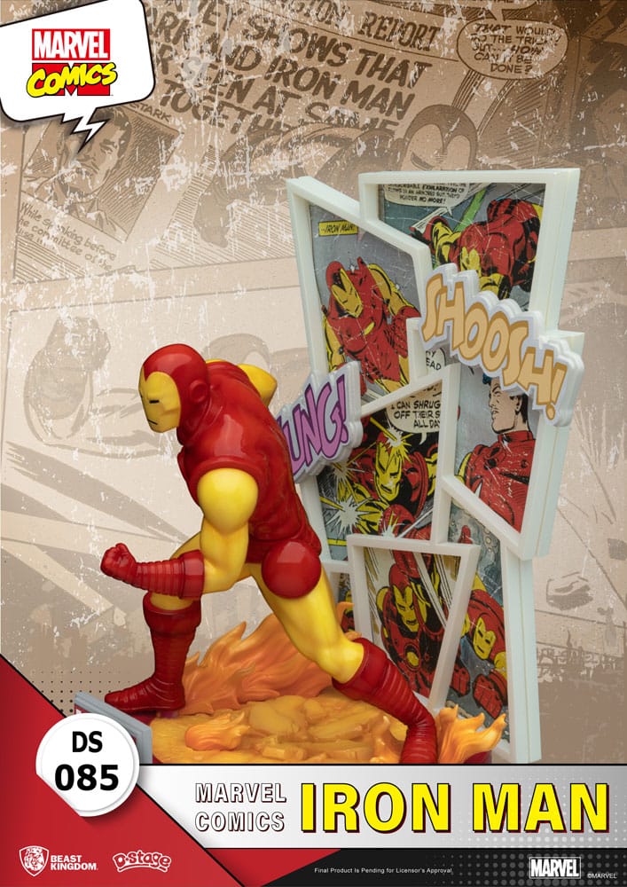 Marvel Comics Diorama PVC D-Stage Iron Man 16 cm