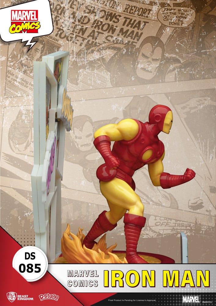 Marvel Comics Diorama PVC D-Stage Iron Man 16 cm